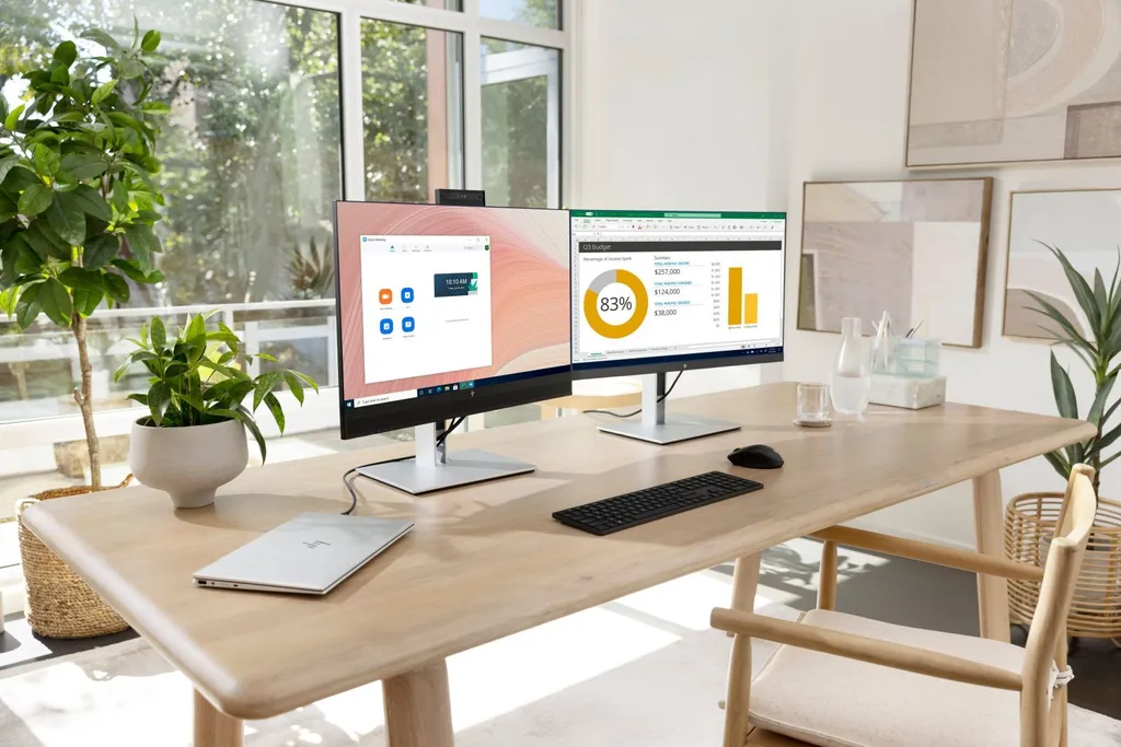 Moniteur PC LED HP E27 G4 Écran d'Ordinateur Ergonomique Ajustable - 10