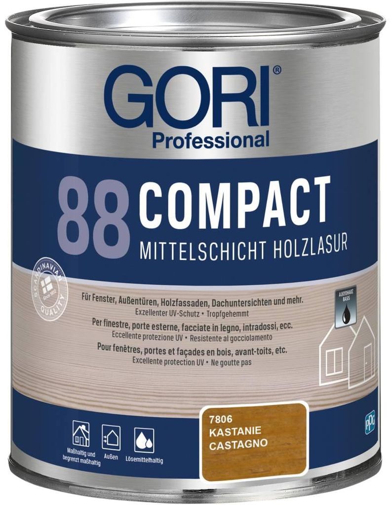 GORI Professional 88 COMPACT, Mittelschicht-Holzlasur, Produktbild 