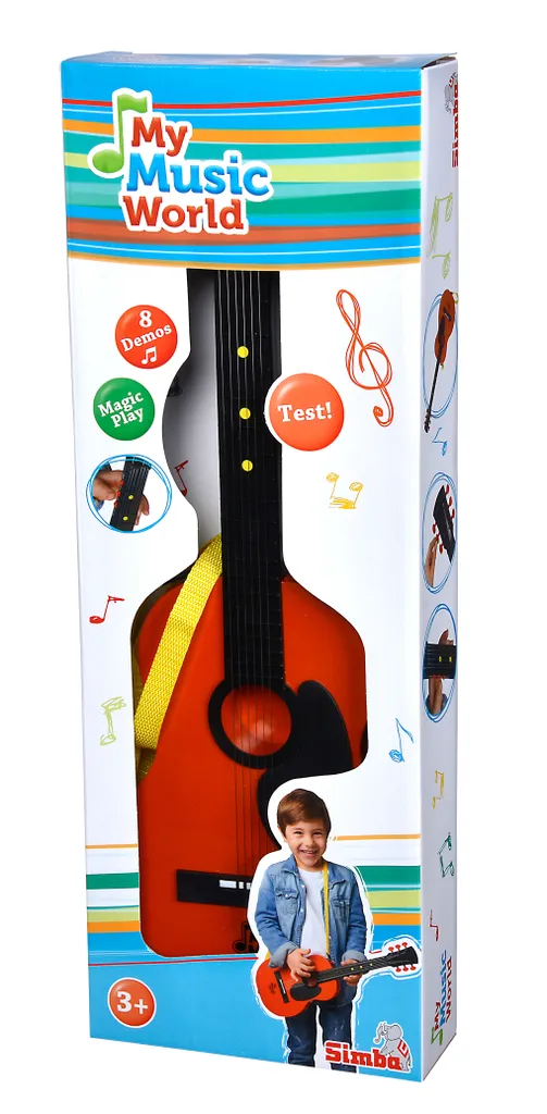 Guitare MMW Magic Play à 6 Cordes Métalliques et 8 Musiques Intégrées - 2