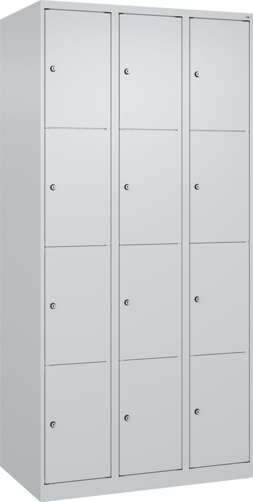 CP Schließfachschrank Classic Plus lichtgrau 080000-304 S10008, 12 Schließfächer 90,0 x 50,0 x 185,0 cm
