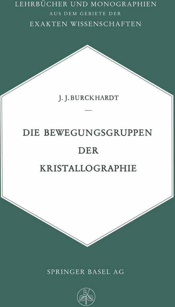 Die Bewegungsgruppen der Kristallographie