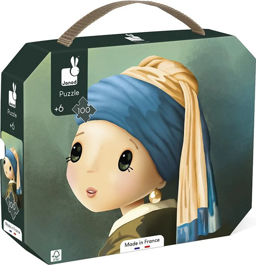 Puzzle Vermeer Janod 100 pièces : aidez votre enfant à se concentrer mieux