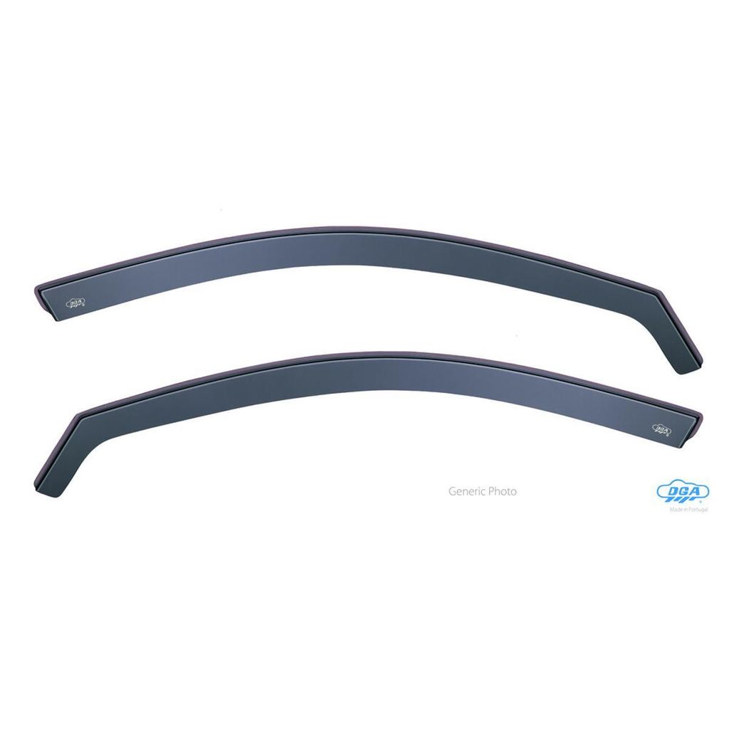 Interlocking Front Wind Deflectors DGA Long für Opel Crossland X 06/17>09/20