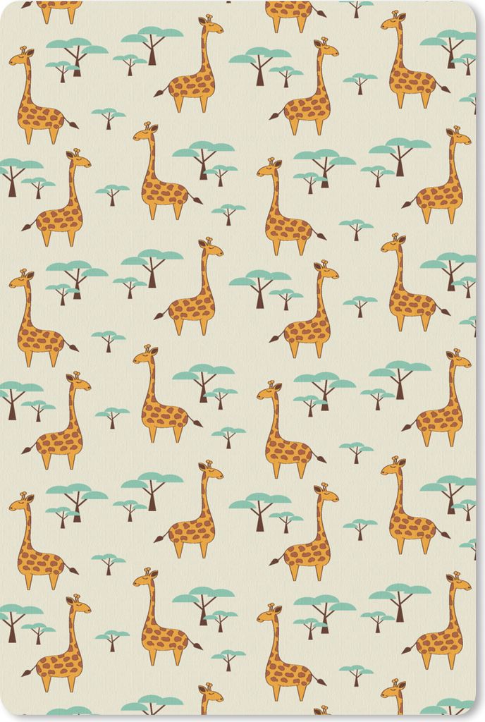 MuchoWow Mauspad Mousepad Giraffe - Tiere - Muster 18x27 cm - Mousepads - Maus Mat - Pad - Mausunterlage