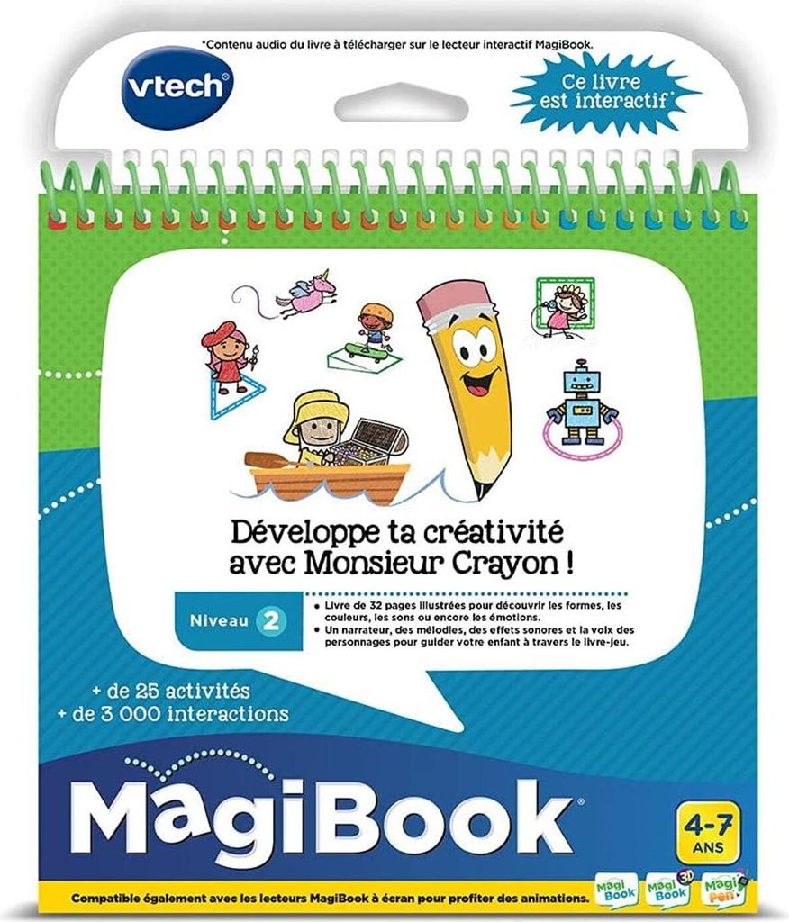 VTech MagiBook Lernbuch für Kinder Level 2 Französisch Produktbild 