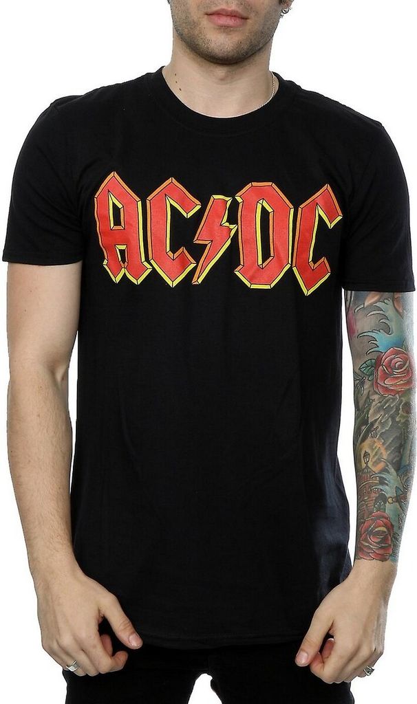 AC/DC - T-Shirt für Herren BI1586 (3XL) (Schwarz/Rot)