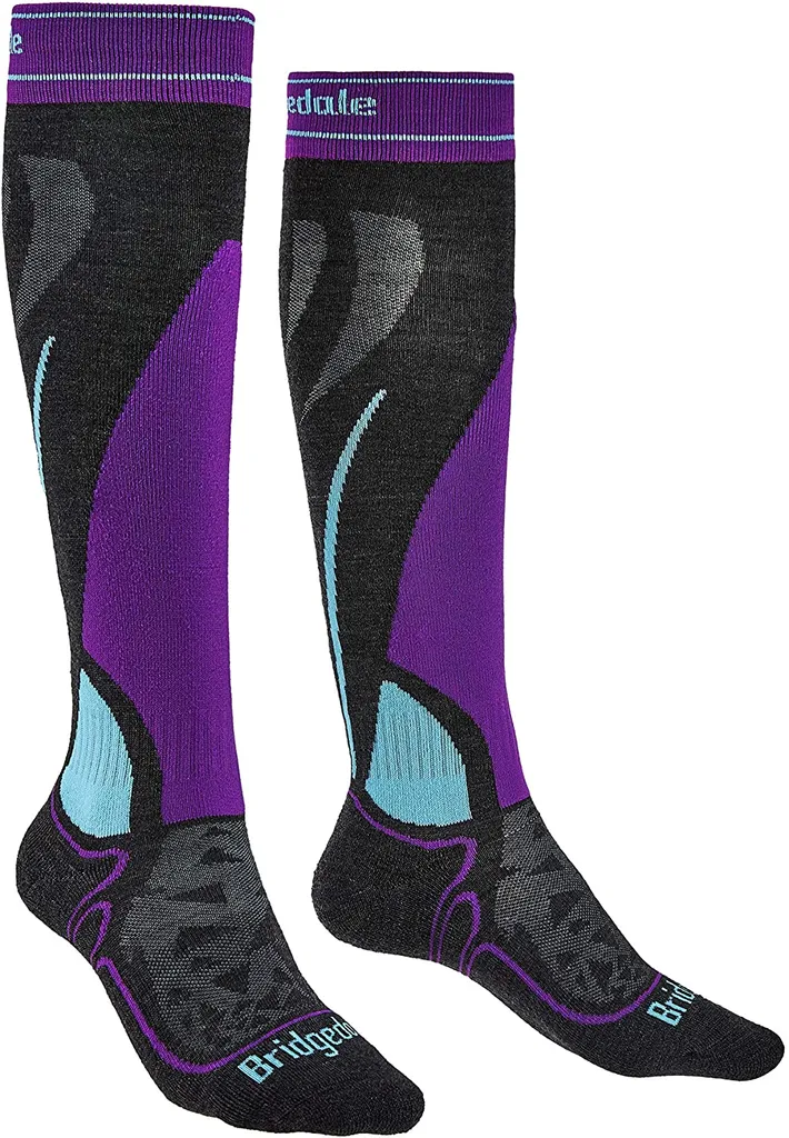 Chaussettes de ski chaudes en mérinos avec amorti ciblé taille S