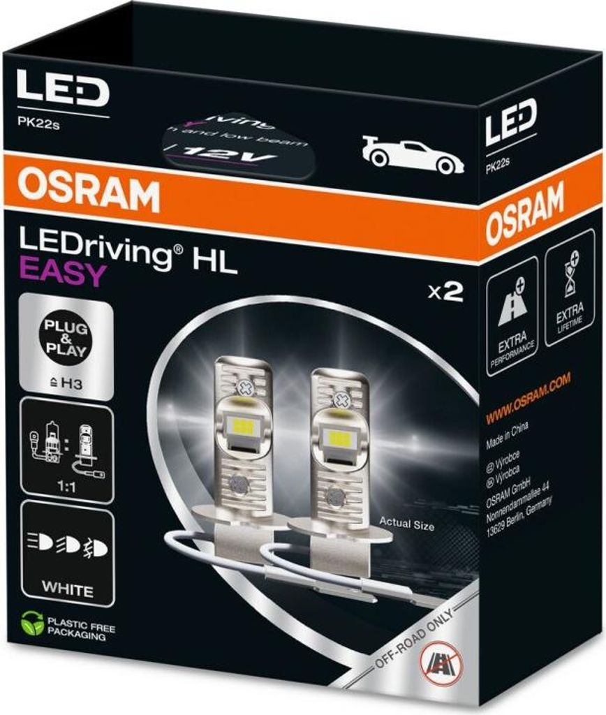 arwka LED (zamiennik H3)  bez ECE **brak ECE** - LEDriving Produktbild 