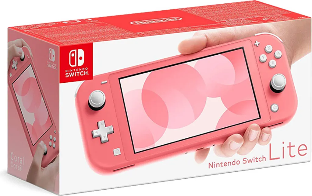 Nintendo Switch Lite Corail pour Jouer Partout - Console Voyage Idéale