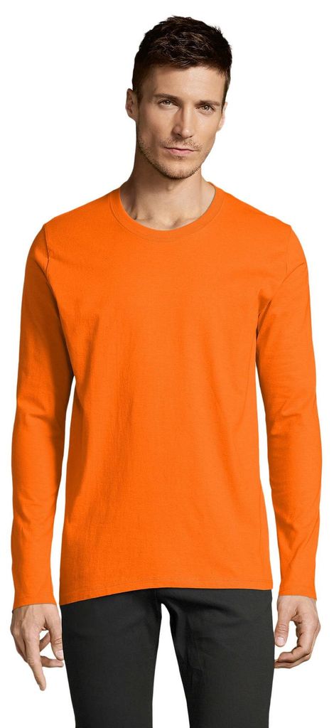 SOLS - "Imperial" T-Shirt für Herren Langärmlig LT1981 (M) (Orange)