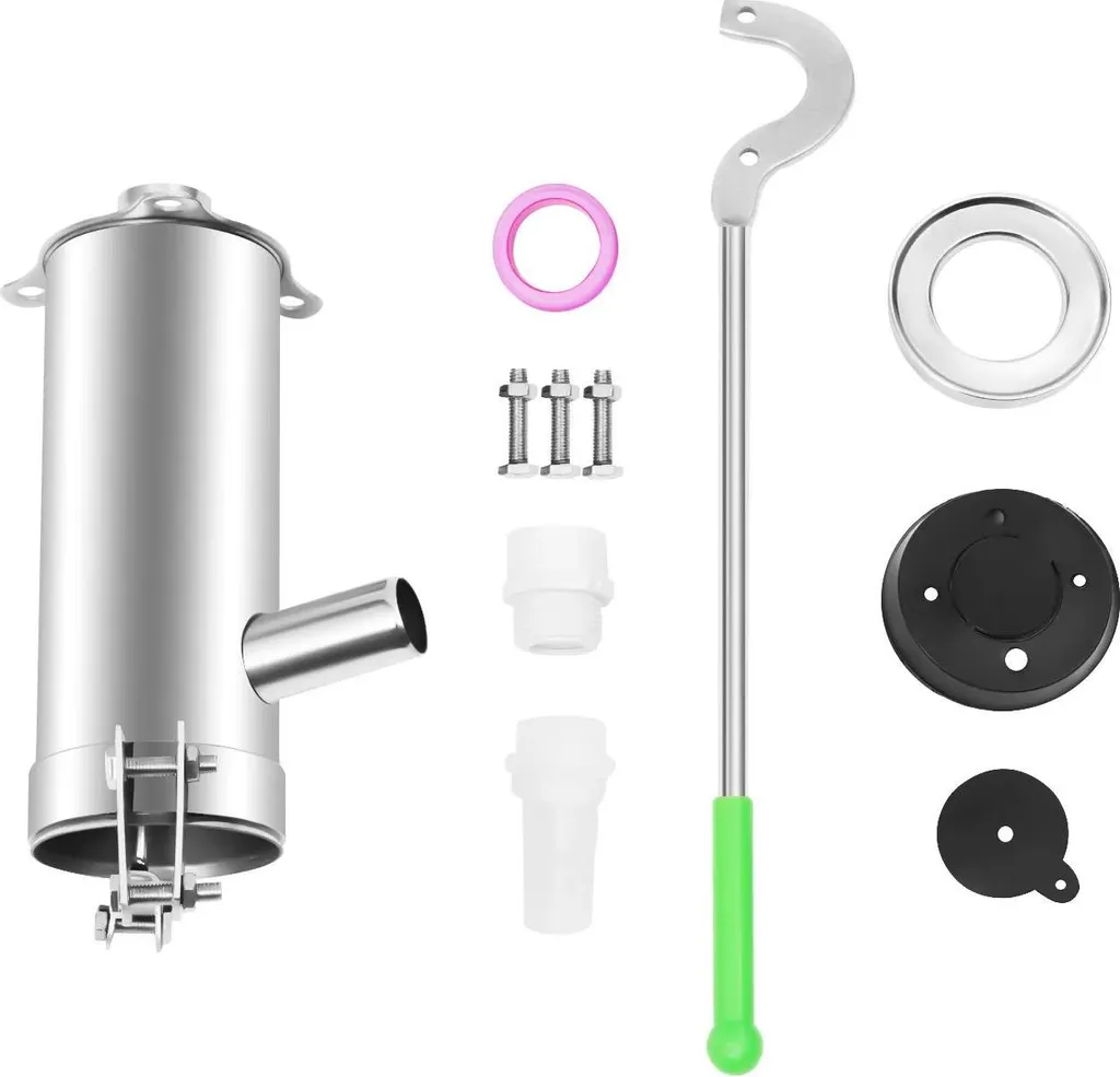Pompe à eau pour jardin et parc sans électricité Inox aspiration 8 m - 7