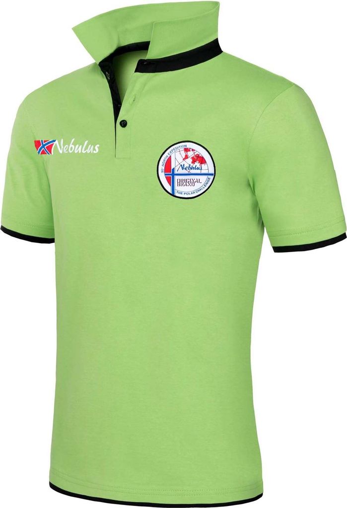 Nebulus Poloshirt VOIT Herren, Shirt, Sweatshirt, Polo, P4023 - Herren, kiwigrün, M