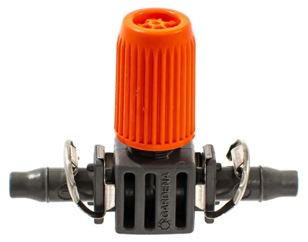 Gardena Micro Drip Adjustable Inline Drip Head, Szary, Zdjęcie produktu 