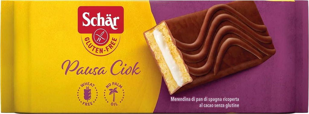 Schär Pausa Ciok Pan di Spagna farcito senza glutine (35g), Immagine del prodotto 