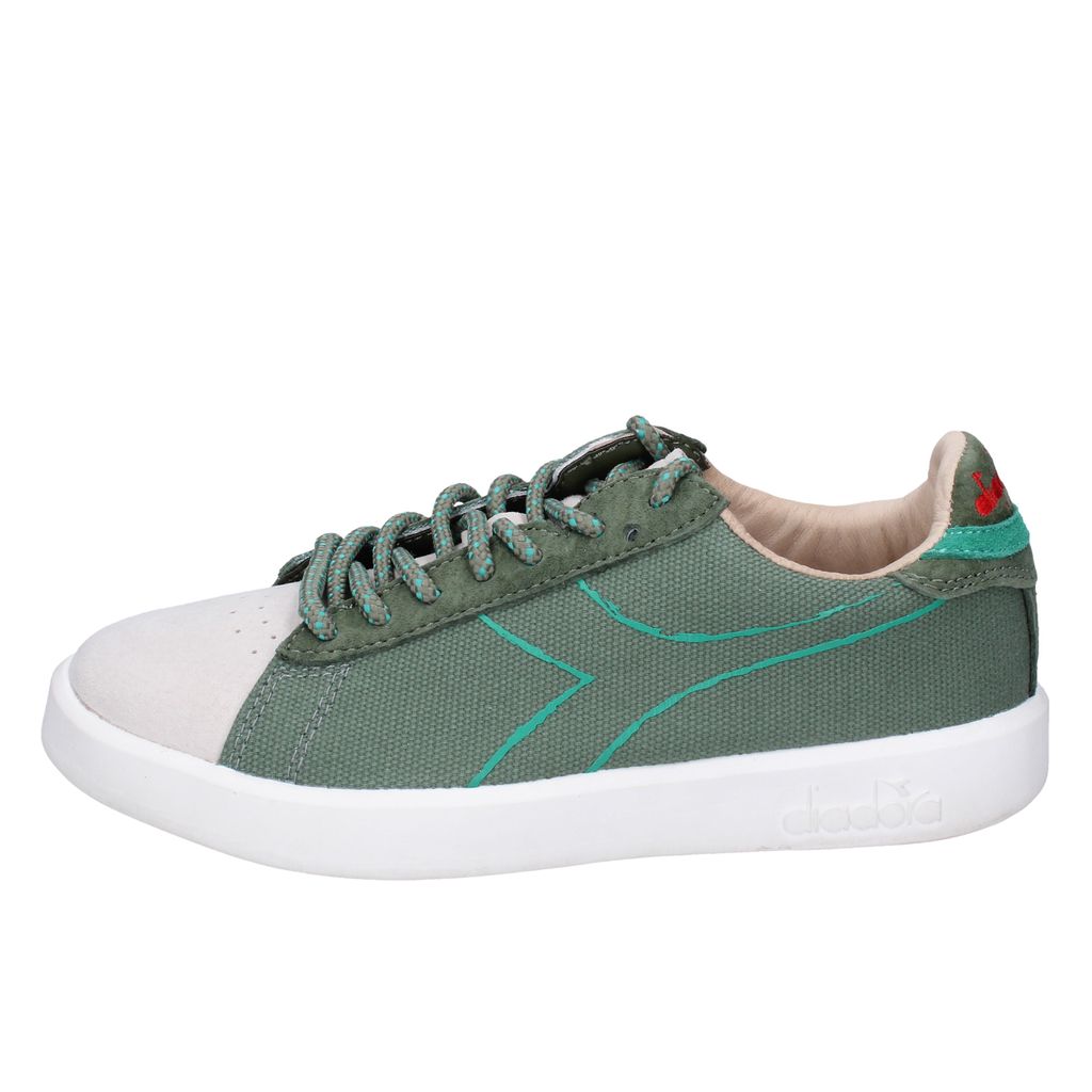 DIADORA HERITAGE GAME C DIRTY Sneaker Damen Wildleder Grün BG08 - Größe: 38 1/2