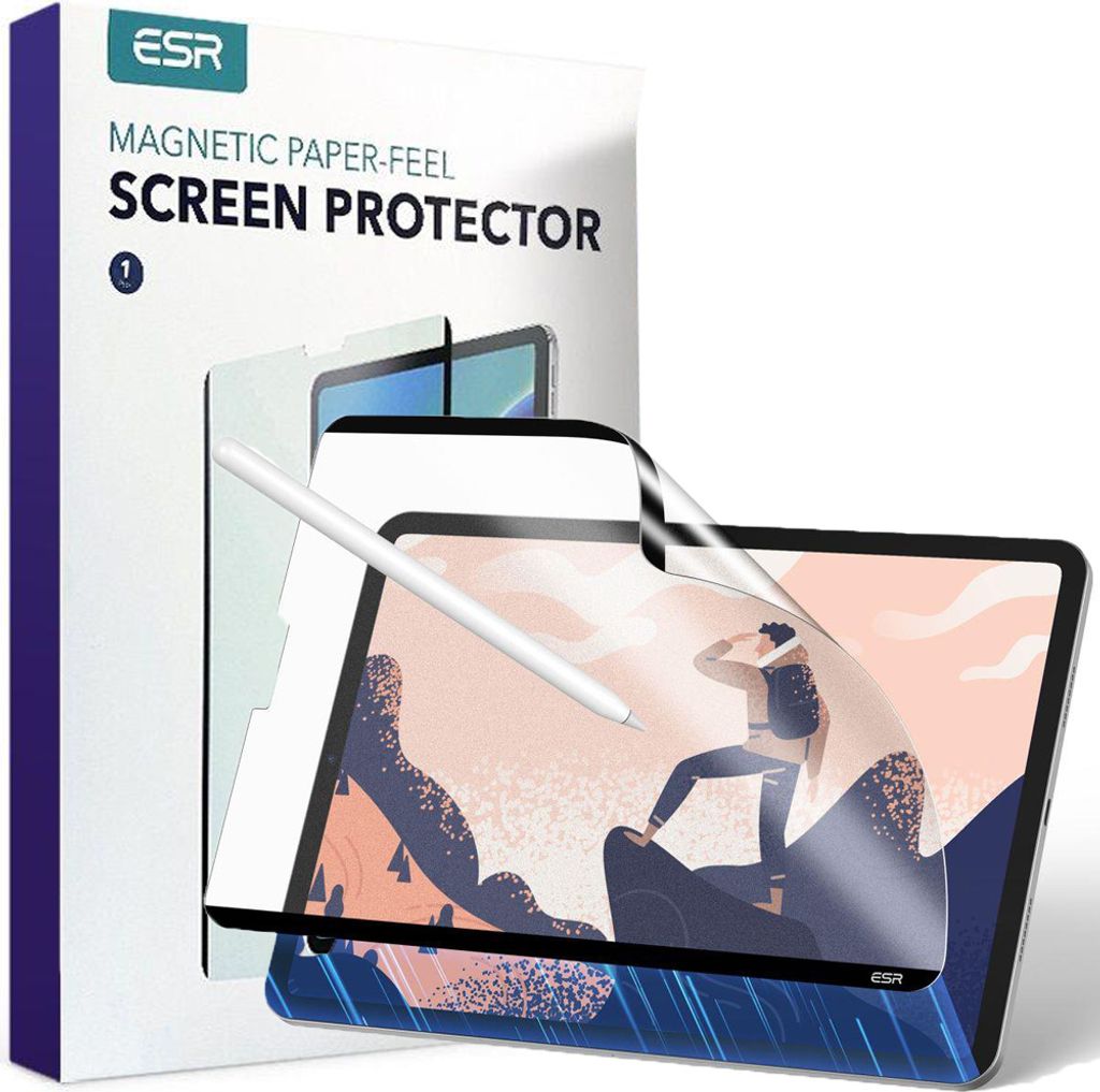 ESR iPad Air 4 / 5 / iPad Pro 11" Magnetische Schutzfolie mit Papiergefühl