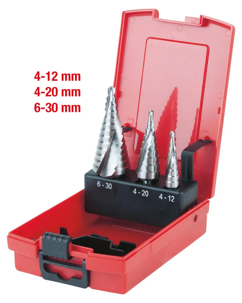 KS Tools 330.2414 Jeu de 3 mèches HSS pour perçage métal de haute précision - 5