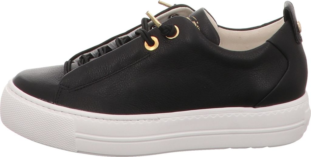 Paul Green Damen Sneaker Sneaker Low Leder schwarz 5 Produktbild 2