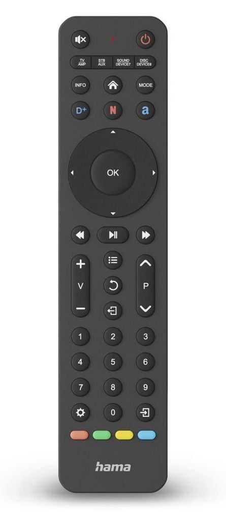 Télécommande univ. pr TV, infrar., pr 8 app., av. apprent., Image du produit 