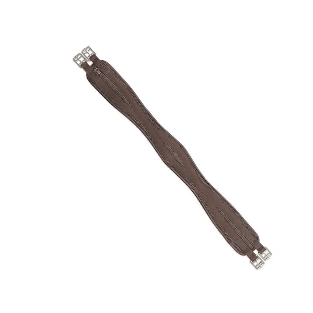 Shires Laisse de Selle Élastique ER158 Marron 40 pouces pour Cavalier - 3