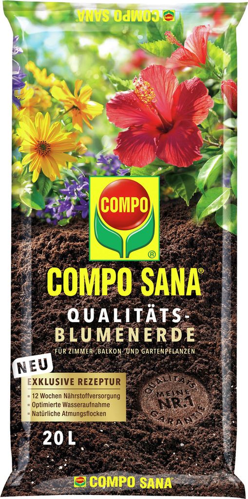 Blumenerde 20 Ltr. Compo-Sana Produktbild 