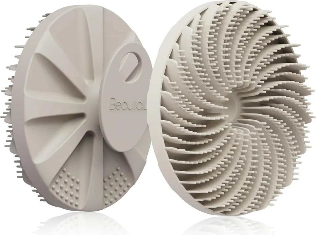 Brosse de massage corporel en silicone pour exfolier la peau sensible