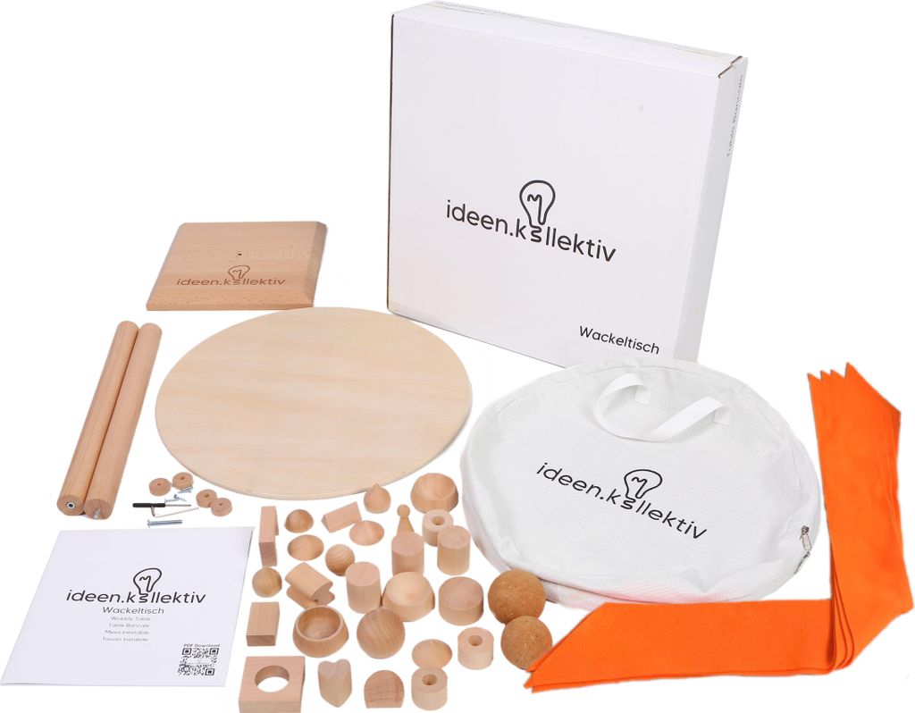 ideen.kollektiv drewniany chybotliwy stół - gra na Zdjęcie produktu 