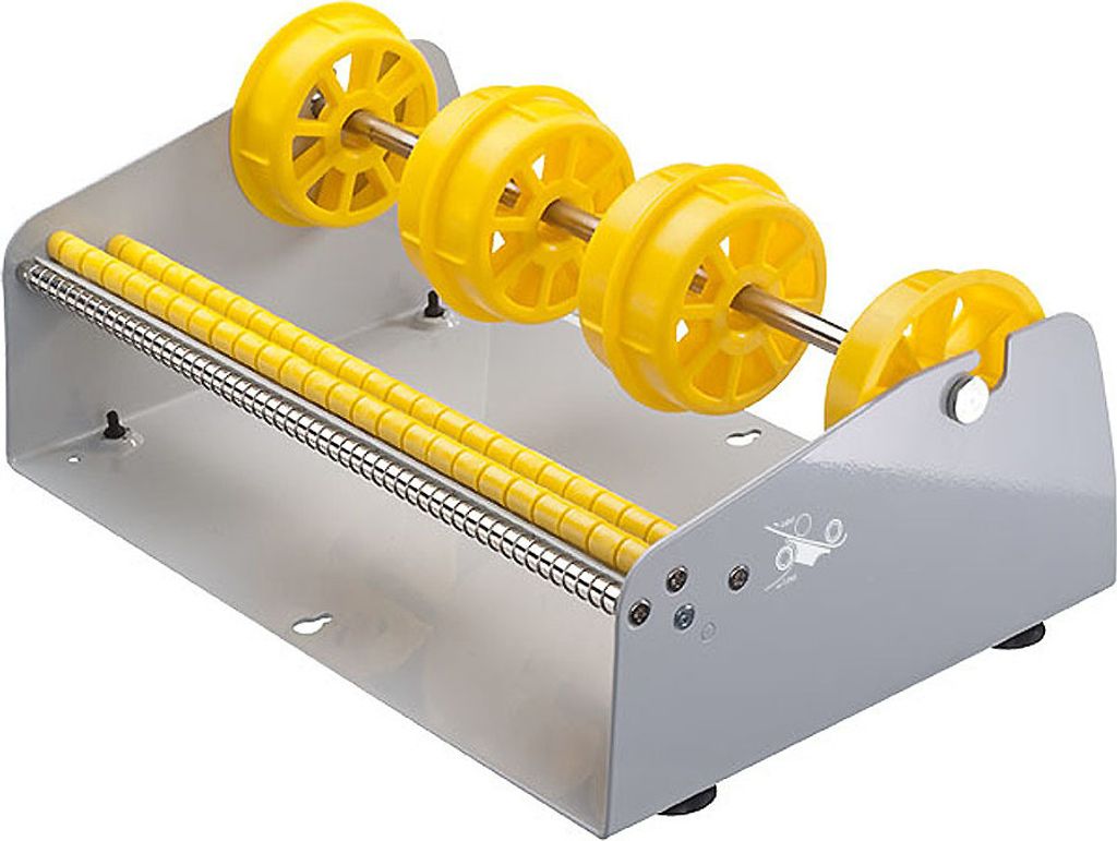 Labelident, ALB-1216, Tisch/Wand Etikettenspender grau