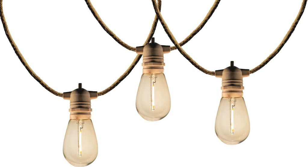 Guirlande lumineuse solaire et sur secteur en corde 10 Image du produit 