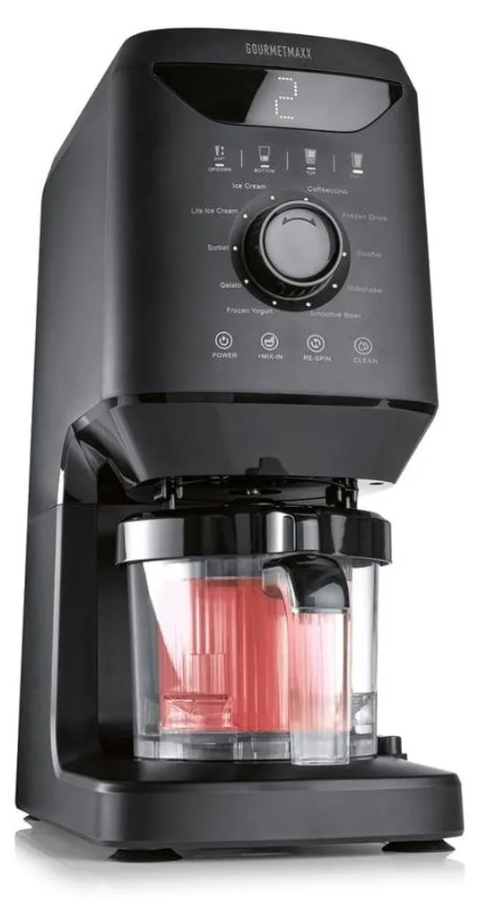Turbine à glace GOURMETmaxx pour rafraîchir vos soirées d'été en famille