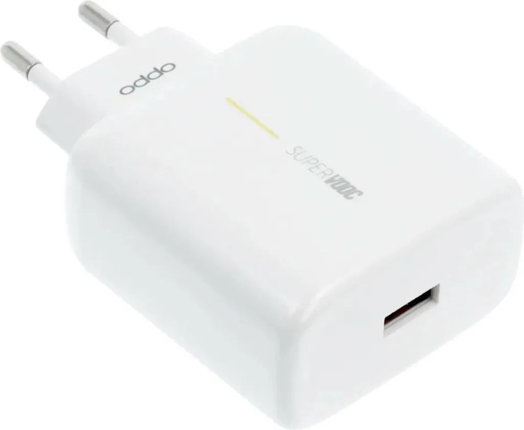 Caricabatterie OPPO 65W SuperVOOC 2.0 Bianco USB-A - Output 6.5A High Speed