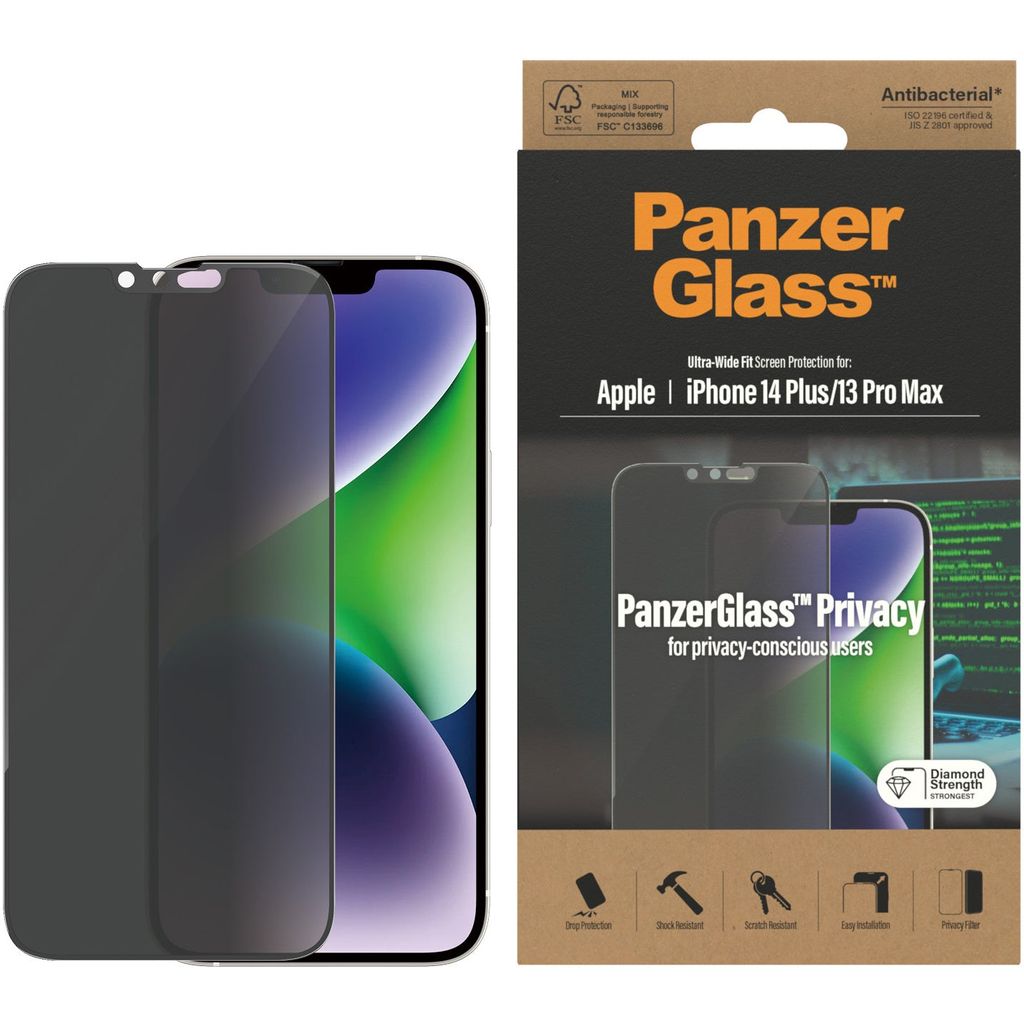 PanzerGlass ® Privacy Screen Protector iPhone 14 Plus | 13 Immagine del prodotto 