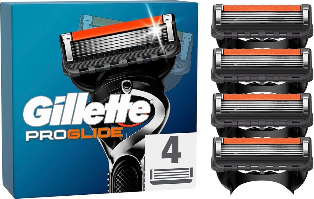 Gillette Ersatzklingen ProGlide Systemklingen 4er Pack Produktbild 