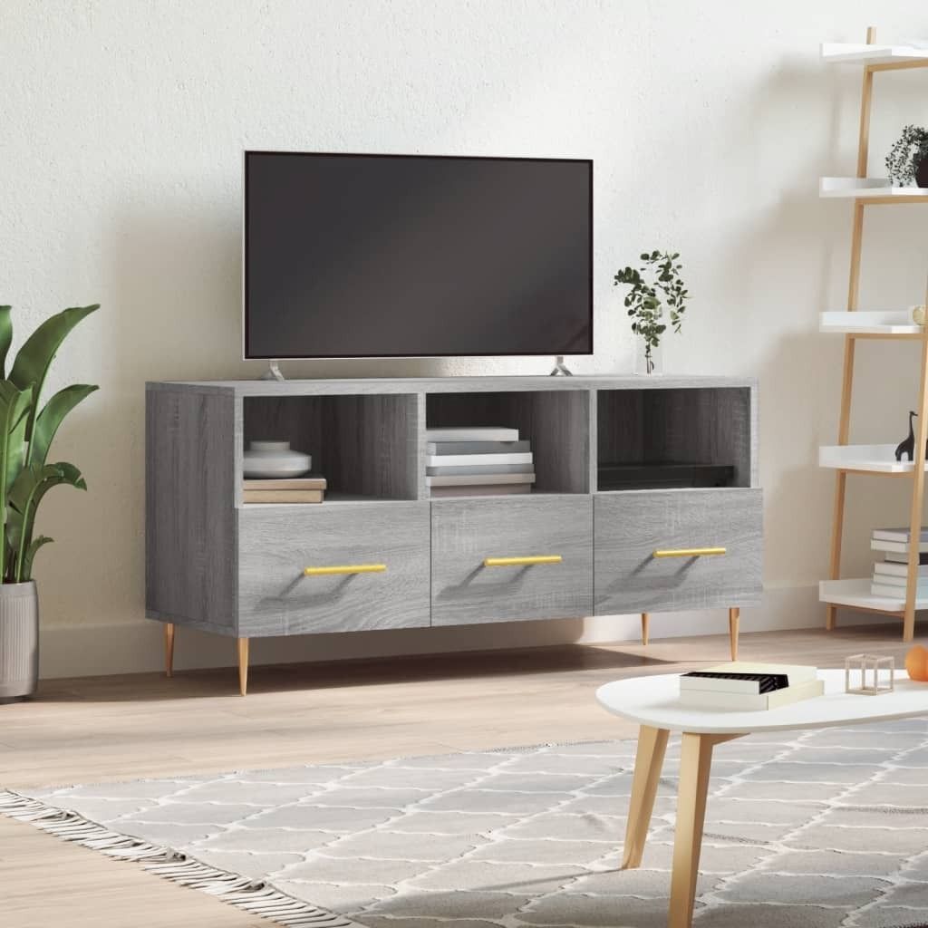 Maison Exclusive - TV-Schrank Grau Sonoma 102x36x50 cm Holzwerkstoff