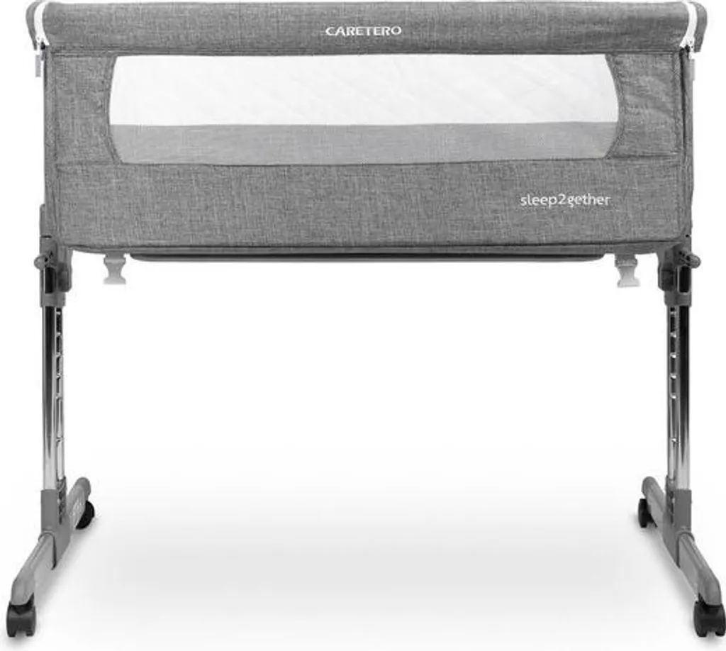 Berceau Cododo Sleep2gether graphite : lit bébé évolutif et ajustable