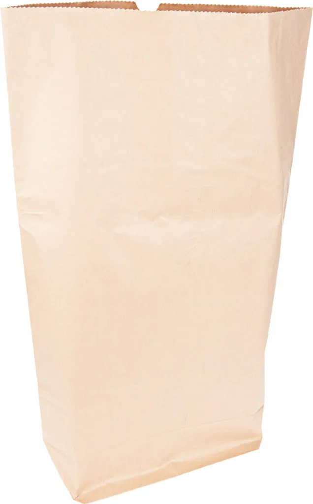 Grand sac poubelle en papier kraft brun 80L Nature Star ultra résistant