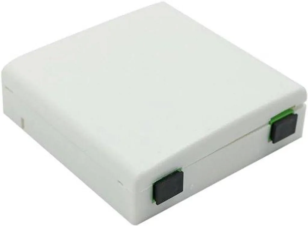 Boîtier fibre optique anti-coupure et étanche pour prise type 86