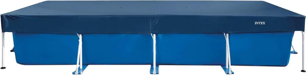 Bâche Intex Deluxe 28080 robuste et anti-pluie pour piscine 4,60m