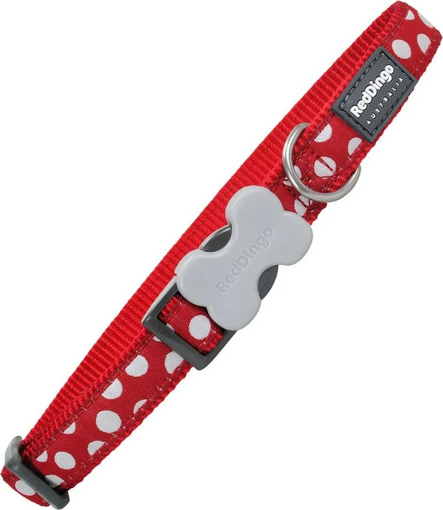 Collare Red Dingo Dots 20-32cm: Il Miglior Alleato per Piccoli Esploratori
