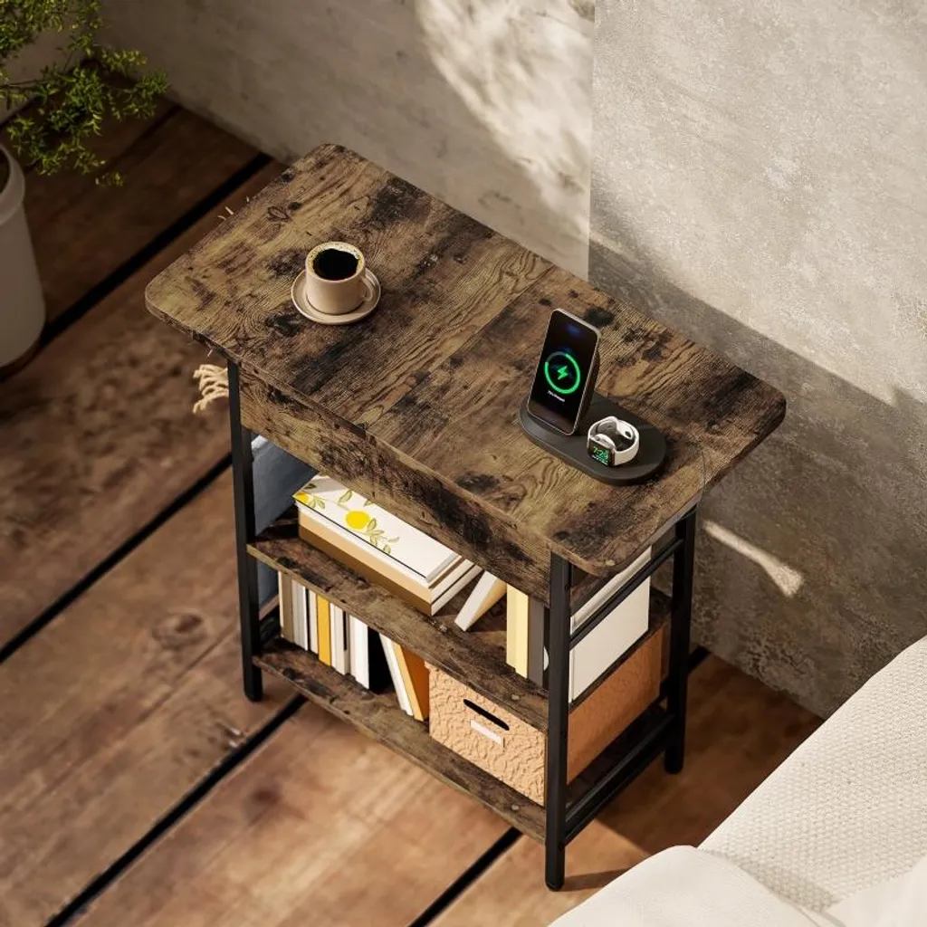 Dites adieu aux câbles emmêlés avec cette table d'appoint connectée
