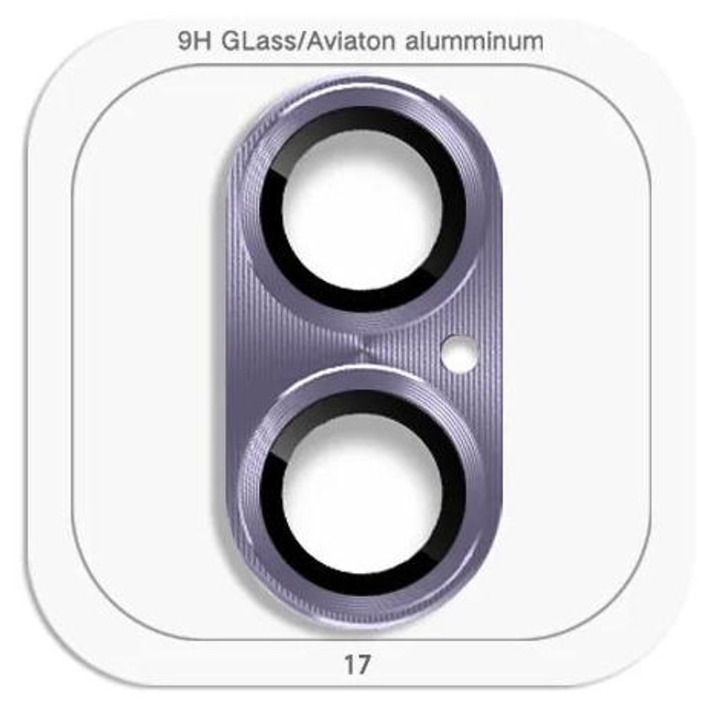Glasschutz für die Rückkamera des iPhone 17 in Lavendel