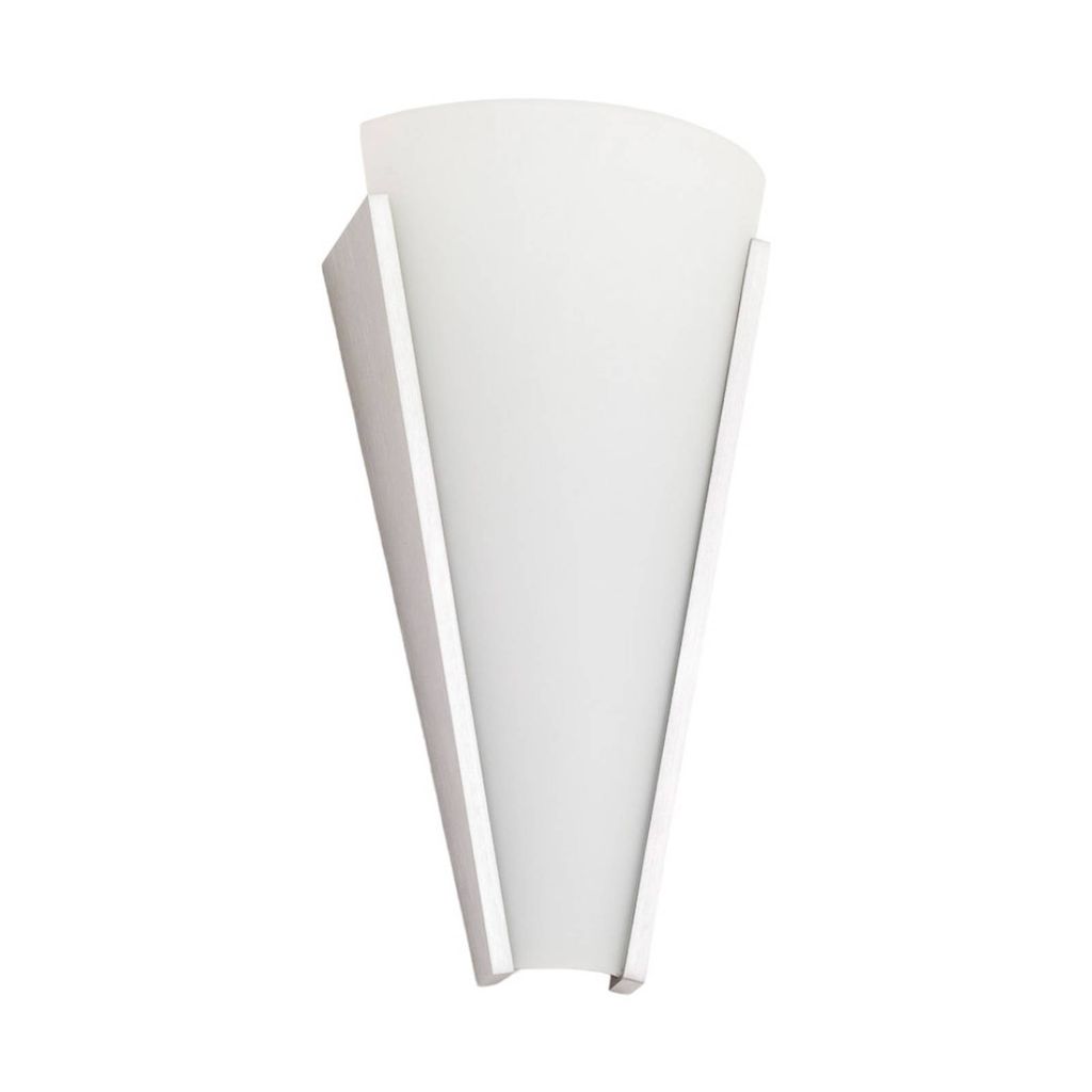 Lindby Wandleuchte Magnus, weiß, Glas, Höhe 31 cm, E14