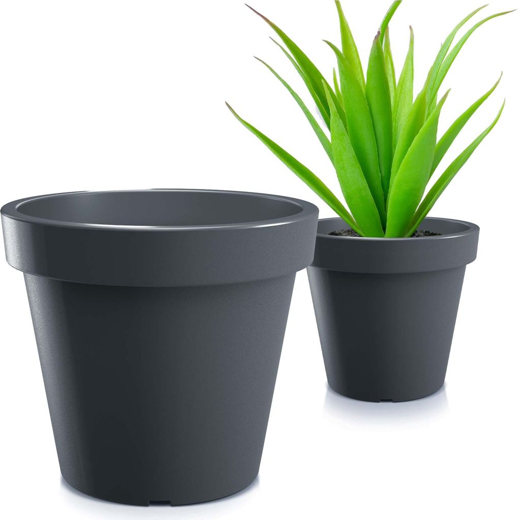 Donica Ogrodowa Okrągła Doniczka Na Taras 29,3 Cm Zdjęcie produktu 