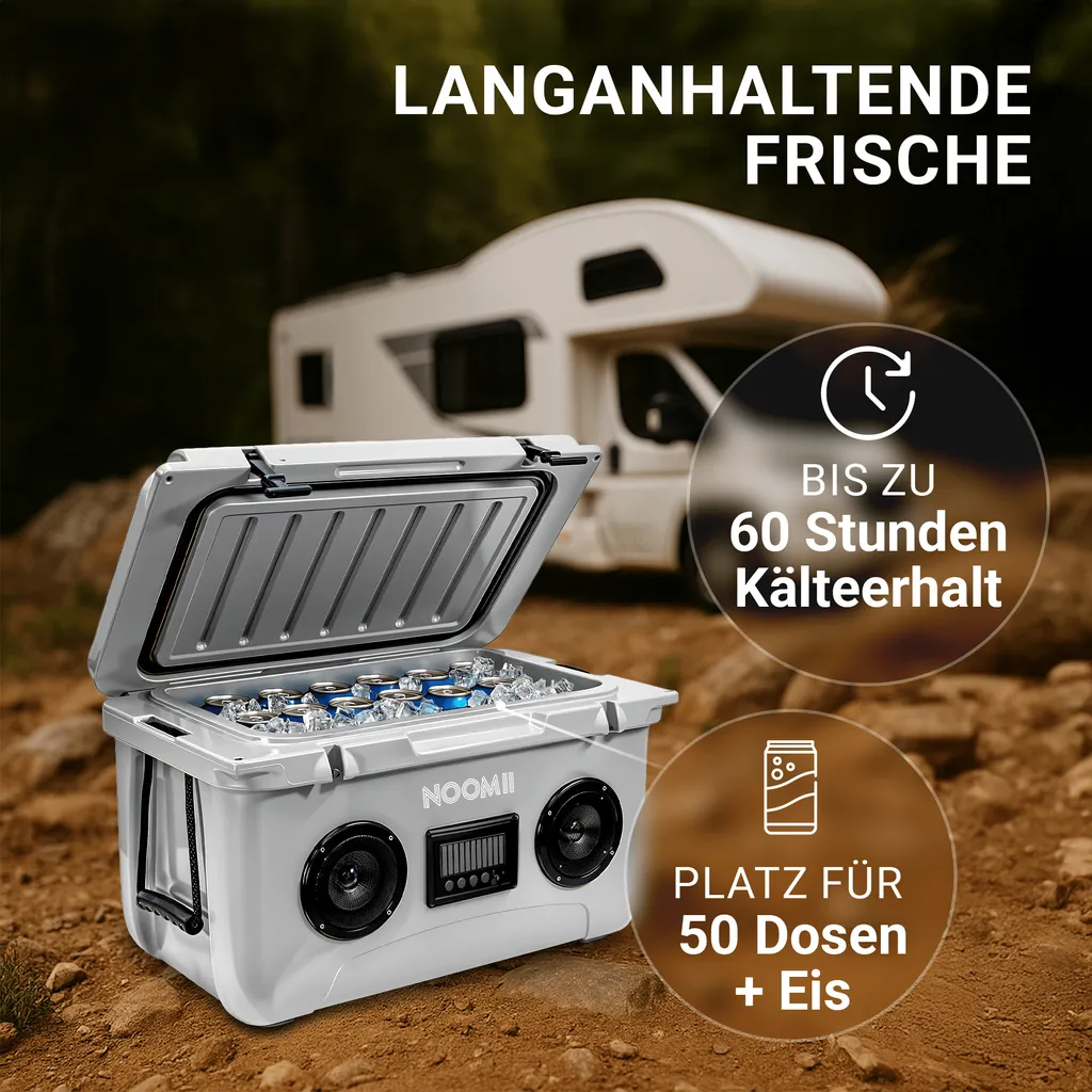 Glacière Connectée 45L ColdBeats Son Bluetooth et Isolation Renforcée - 5