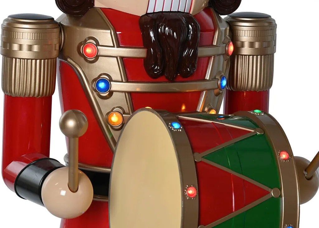 Automate Casse-Noisette de Noël Musical Multicolore - Statue de 122 cm
