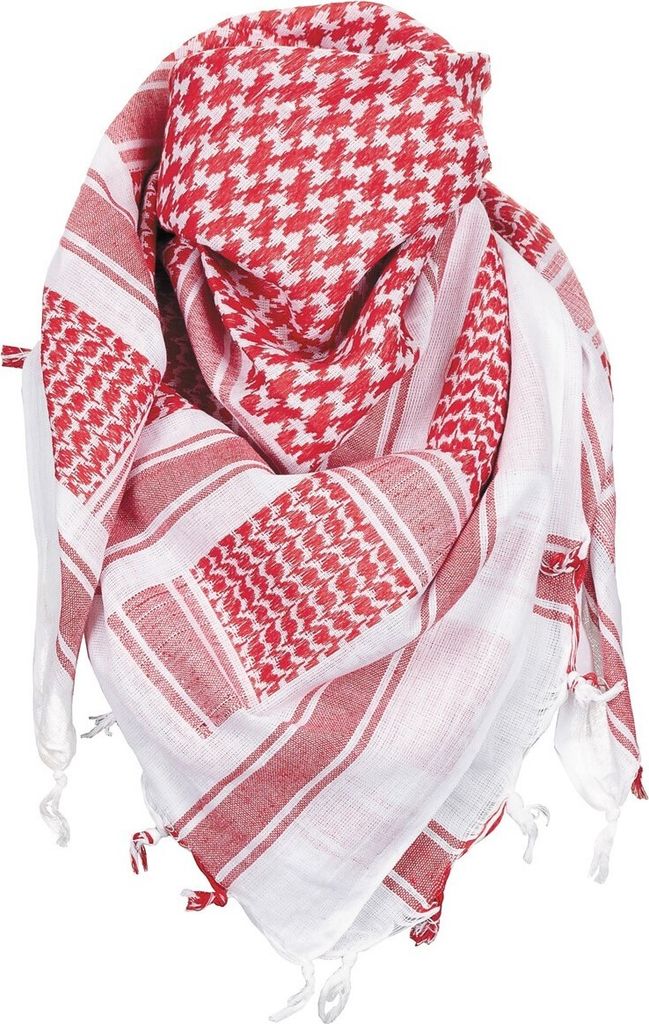 MFH Halstuch "Shemagh" rot-weiß Produktbild 2