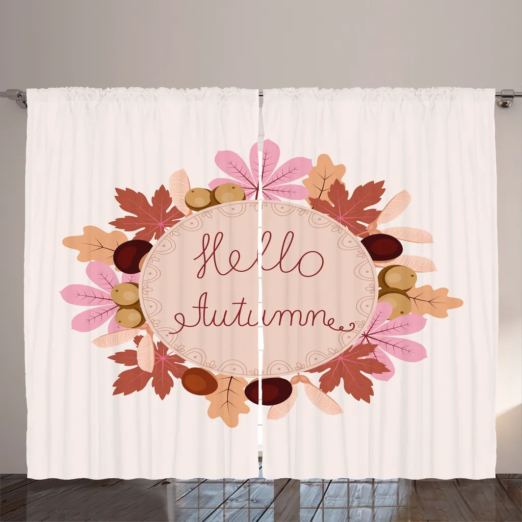 Rideau de Salon 280x225 cm pour Fenêtres Difficiles avec Bande Universelle