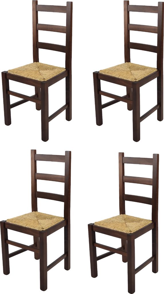t m c s Tommychairs - Zestaw 4 krzeseł RUSTICA do kuchni i Zdjęcie produktu 