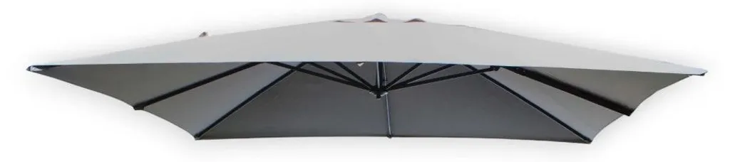 Réparer votre parasol Ercules 3x3 m : Toile grise de rechange robuste