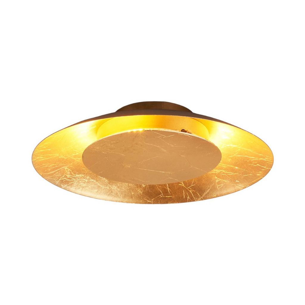 Lindby LED-Deckenleuchte Keti, Ø 35 cm, gold, rund, Metall
